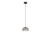 Lampen - EGLO BELOMONTEJO HANG LAMP Ø:220 E27 ZWART/ZWART-TRANSP. - 903021