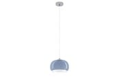 Lampen - EGLO BELOMONTEJO HANG LAMP Ø:300 E27 CHROOM/WIT/BLAUW - 903014