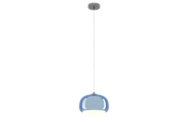 Lampen - EGLO BELOMONTEJO HANGPENDEL Ø:300 E27 CHROOM/WIT/BLAUW - 903014