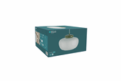 Lampen - EGLO BERARDELLI HANG LAMP Ø:300 GROEN/WIT - 902998