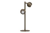 Lampen - EGLO BIMEDA 1 TAFELLAMP H450 2L GU10 M/SCHAK. DONKER BRONS - 902614