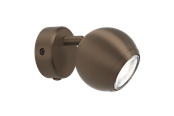 Lampen - EGLO BIMEDA 1 SPOT Ø:86 GU10 DONKER BRONS - 902616
