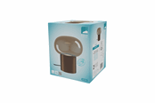 Lampen - EGLO BRAVINO TAFELLAMP H170 TOUCH BRONS/BRUIN-TRANSP. - 902536