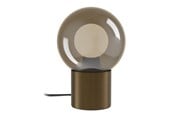 Lampen - EGLO BRAVINO TAFELLAMP H175 E14 TOUCH BRONS/BRUIN-TRANSP. - 902534