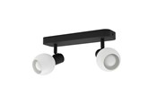 Lampen - EGLO CASTELLAZO SPOTRAIL L300 2L E14 ZWART/WIT - 902468