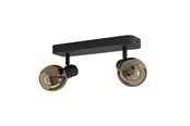 Lampen - EGLO CASTELLAZO SPOTRAIL L300 2L E14 ZWART/KOPER - 902464