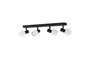 Lampen - EGLO CASTELLAZO SPOTRAIL L580 4L E14 ZWART/WIT - 902471