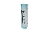 Lampen - EGLO CASTELLAZO SPOTRAIL L580 4L E14 ZWART/WIT - 902471