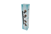 Lampen - EGLO CASTELLAZO SPOTRAIL L580 4L E14 ZWART/KOPER - 902466