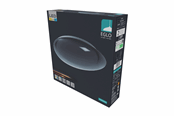 Lampen - EGLO CONISTARINO PLAFOND Ø:400 CCT WIT/ZWART-TRANSP./WIT - 902786