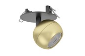 Lampen - EGLO MENGIBAR SPHERE INBOUW Ø:90 CCT DIMBAAR GOUD/ZWART - 902725