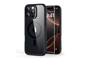 Mobiel - Covers & Cases - ESR Classic Hybrid Halolock MagSafe Case + Tempered Glass for iPhone 16 Pro Max - Clear with Black Frame - 4894240243589