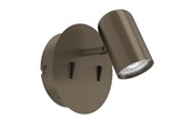Lampen - EGLO MONTEMURRO SPOT H130 M/AFBR. DONKER BRONS - 902707