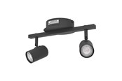 Lampen - EGLO MONTEMURRO SPOTRAIL L320 2L ZWART - 902705