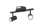 Lampen - EGLO MONTEMURRO SPOTRAIL L320 2L ZWART - 902705
