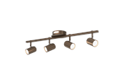 Lampen - EGLO MONTEMURRO SPOTRAIL L700 4L DONKER BRONS - 902709