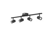 Lampen - EGLO MONTEMURRO SPOTRAIL L700 4L ZWART - 902706