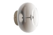 Lampen - EGLO OPTICA 1 PLAFONDLAMP Ø:250 CCT DONKER BRONS/BRUIN-TRANSP. - 902713