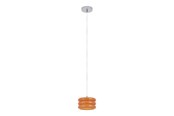 Lampen - EGLO TORTORA PENDEL Ø:200 CHROOM/ORANJE - 903076