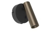 Lampen - EGLO VALPROTO SPOT Ø:110 CCT M/SCHAKELAAR ZWART/DONKER BRONS - 902701