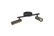 Lampen - EGLO VALPROTO SPOTRAIL L300 2L CCT ZWART/DONKER BRONS - 902702