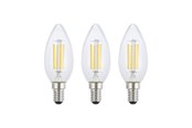 Armaturen & Lampen - EGLO LED spot E14 C35 HELDER 2700K 470LM 3 STUKS E14 - 117611