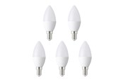 Armaturen & Lampen - EGLO LED spot C35 OPAAL 2700K 470LM 5 STK E14 - 117633