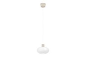 Lampen - EGLO DASMINA HANGAMP Ø:250 E27 BRUIN/WIT - 903145