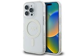 Mobiel - Covers & Cases - GUESS IML Glitter Circle MagSafe Case for iPhone 16 Pro Max - Clear - 3666339307585