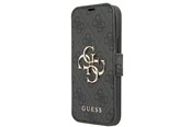 Mobiel - Covers & Cases - GUESS GUBKP13X4GMGGR iPhone 13 Pro Max 6.7" gray/gray book 4G Big Metal Logo - 3666339032593