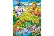 Puzzels - Larsen Puzzles Safari Puzzle – 18 pieces Maxi (36.5 x 28.5 cm) 2D Puzzels - US16