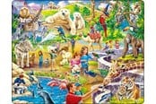 Puzzels - Larsen Puzzles Zoo Jigsaw Puzzle – 48 pieces Maxi (36.5 x 28.5 cm) 2D Puzzels - US30