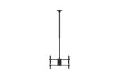 Muurbevestigingen, AV-bevestigingen & AV-meubels - Deltaco ARM-0404-B Office Telescopic ceiling mount 1090-1690mm 2x 37-86" 45 kg - Max 50 kg - recommended for 86" - ARM-0404-B