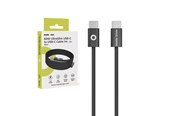 USB-kabel - Mobile Origin CB11 60W UltraSlim USB-C to USB-C Cable 1m - Black - MO-USC-CB11-BLK