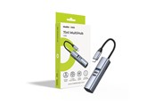 USB hub - Mobile Origin HB2 7in1 USB-C MultiHub (3x USB-C + USB-A + HDMI + TF/SD Card reader) - Space Grey USB hub - MO-71MH-HB2
