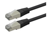 Netwerk - kabel - Roline patch cable - 1.5 m - black pantone 3C - Zwart - 21.51.0828