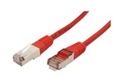 Netwerk - kabel - Roline patch cable - 5 m - red - Rood - 5m - 21.15.0161-S
