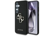Mobiel - Covers & Cases - GUESS Grained Big 4G Logo Small Classic Logo case for Samsung Galaxy S25 black - 3666339449124