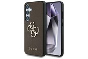 Mobiel - Covers & Cases - GUESS Grained Big 4G Logo Small Classic Logo case for Samsung Galaxy S25 Plus brown - 3666339449186