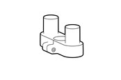 Muurbevestigingen, AV-bevestigingen & AV-meubels - Ergotron LX Pro mounting component - side-by-side - dual conversion kit - black - Max 20 kg - recommended for - 98-745-292