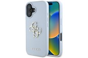 Mobiel - Covers & Cases - GUESS Grained Big 4G Logo Small Classic Logo case for iPhone 16 - blue - 3666339424671