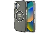Mobiel - Covers & Cases - GUESS IML Metal Mountain Logo MagSafe case for iPhone 16 - black - 3666339433666