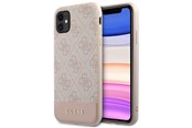 Mobiel - Covers & Cases - GUESS 4G Stripe Collection Case for iPhone 11 / Xr 6.1" - Pink - 3666339016210