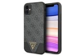 Mobiel - Covers & Cases - GUESS 4G Triangle Collection case for iPhone 11 6.1" / Xr - gray - 3666339016272