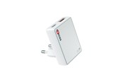 Mobiel - Adapters & Opladers - SKross Slim EUROPE 30W GaN Charger USB-A USB-C - 90° EU Plug - 21701-EU