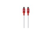 USB-kabel - SKross Link Cable 150cm 100W USB-C to USB-C Braided cable - White - 21405