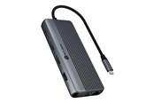 Docking station - ICY BOX IB-DK4062-CPD - docking station - USB-C 3.2 Gen 1 - 2 x HDMI VGA - 1GbE - IB-DK4062-CPD