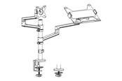 Monitorbevestiging - ICY BOX IB-MS622-T mounting kit - for LCD display / notebook - IB-MS622-T