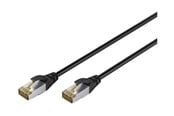 Netwerk - kabel - DIGITUS patch cable - 2 m - black - Zwart - DK-1644-A-020-OD