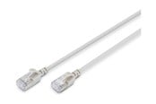 Netwerk - kabel - DIGITUS patch cable - 1.5 m - grey - Grijs - DK-1632-A-015S-10